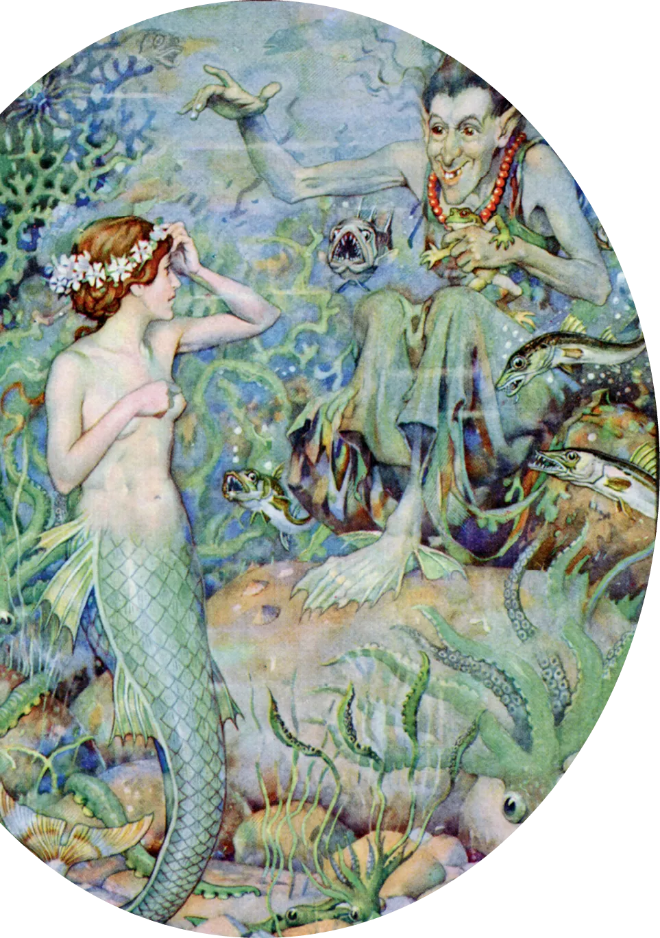 Illustration de Monro Scott Orr
pour La Petite Sirène