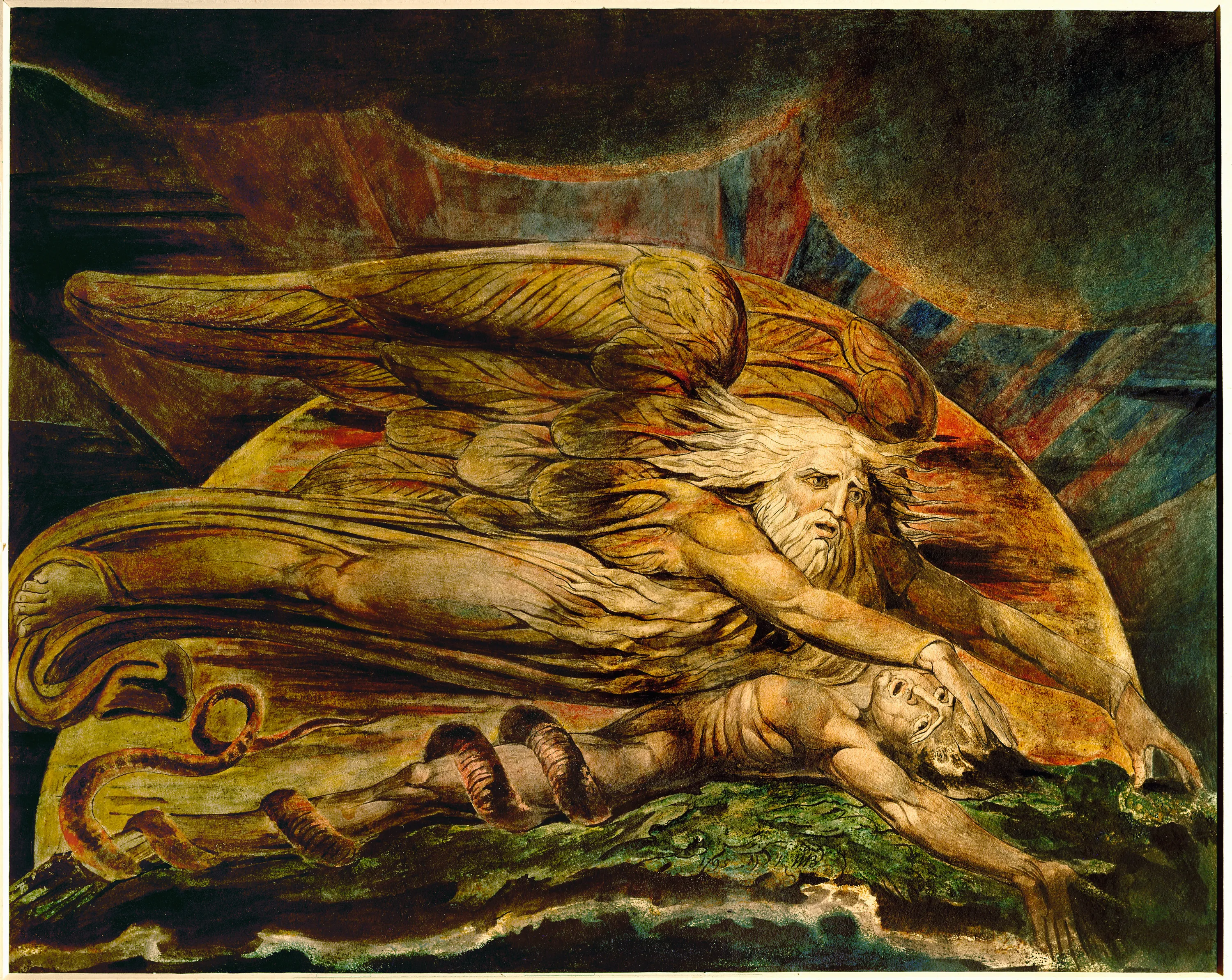 William Blake, Elohim créant Adam