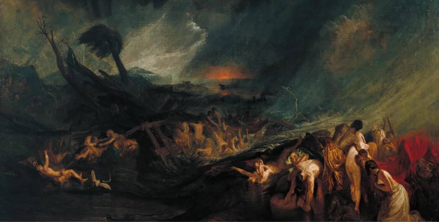 William Turner, Le Déluge, 1805, huile sur toile, Tate Britain, Londres.
