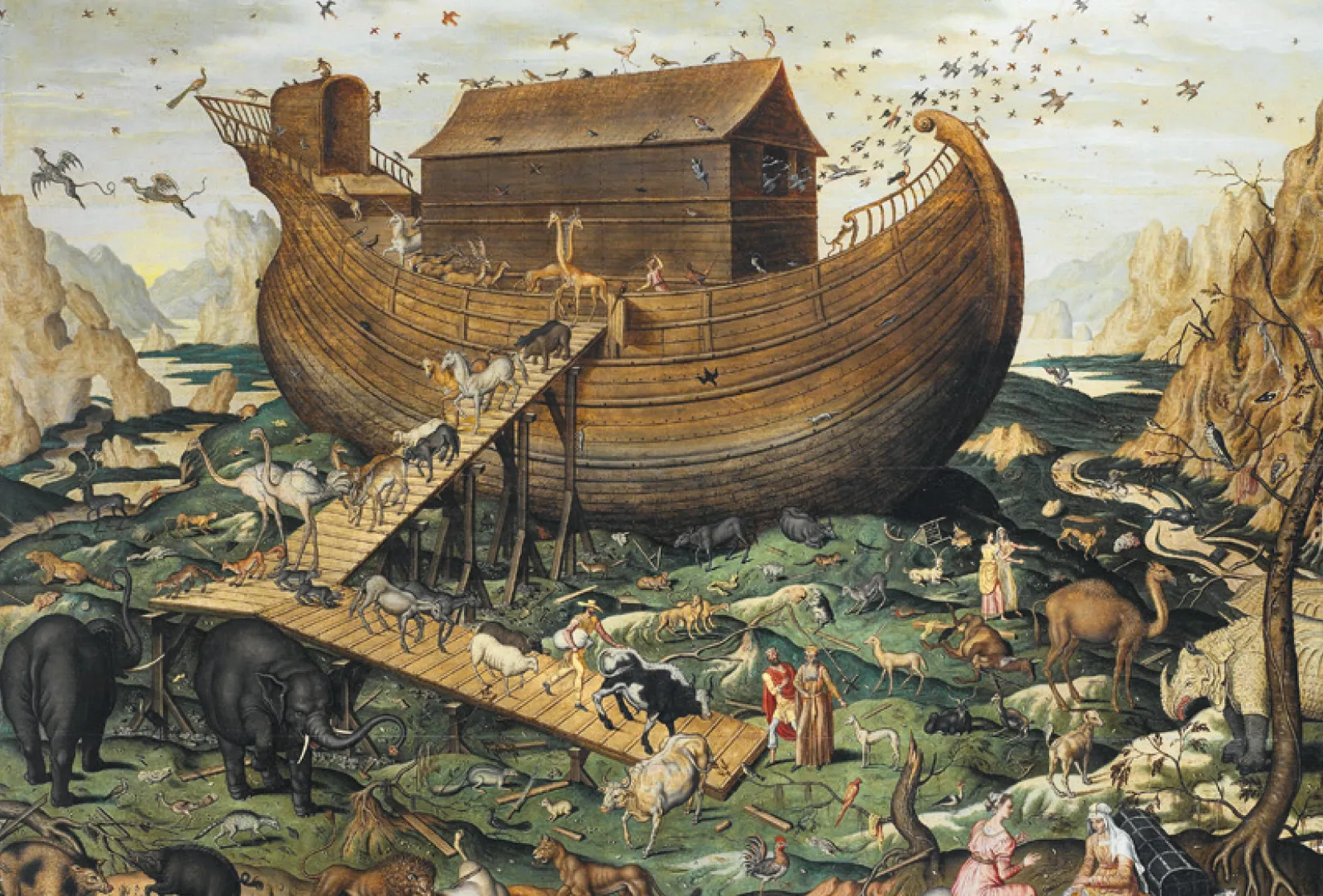 Simon de Myle, L'Arche de Noé
sur le mont Ararat, 1570.
Bilan
