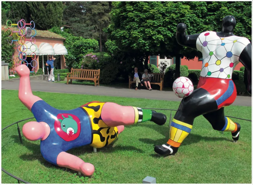 Niki de Saint Phalle, Les Footballeurs, 1993.