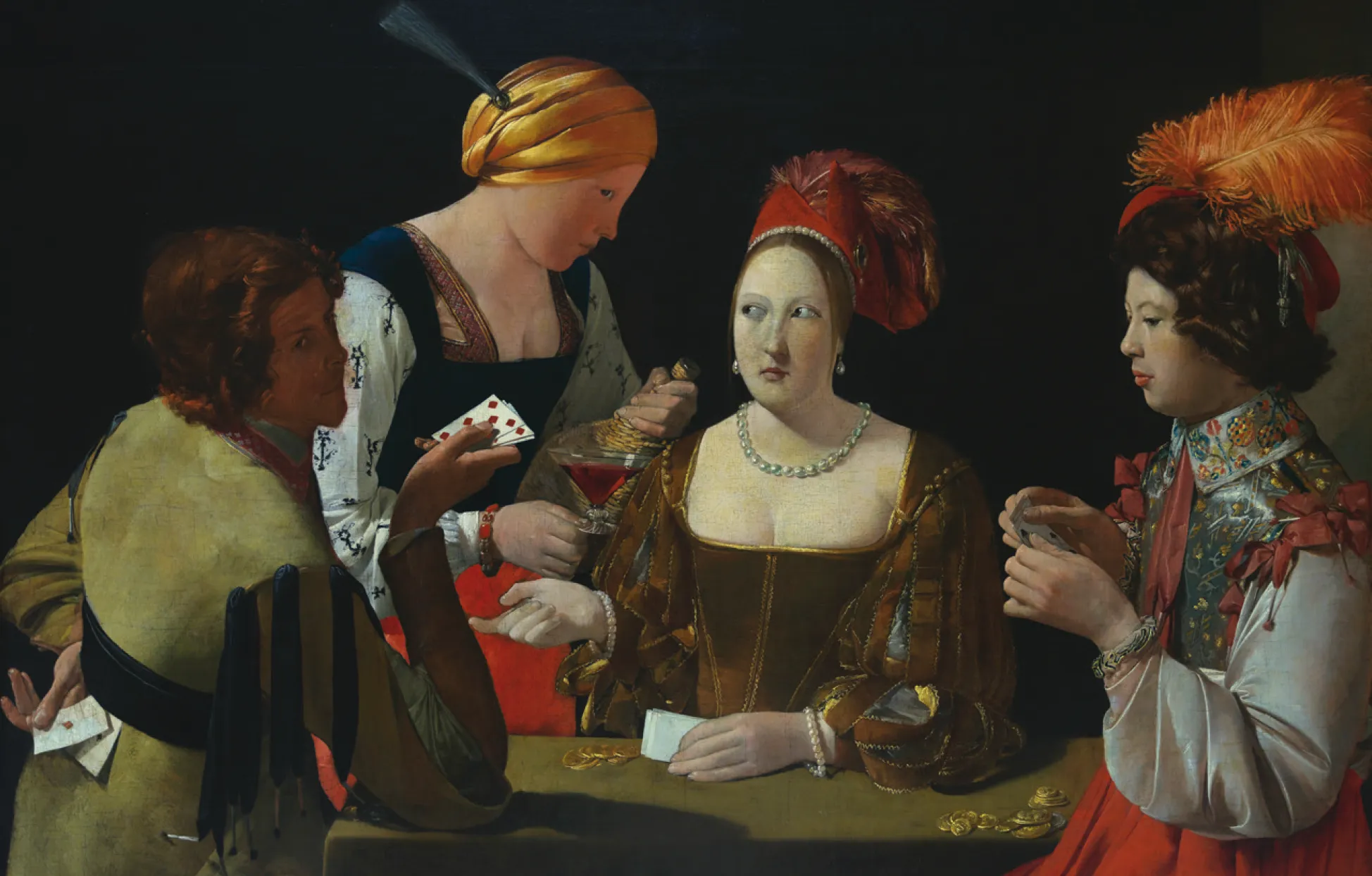 Georges de La Tour, Le Tricheur à l'os de carreau