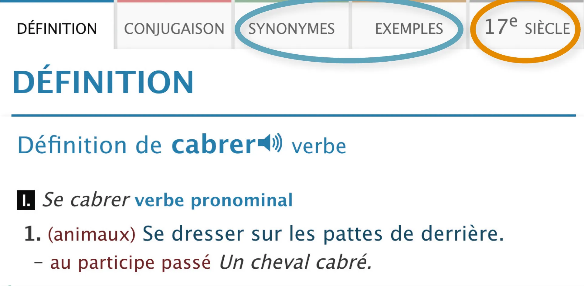 Dictionnaire en ligne