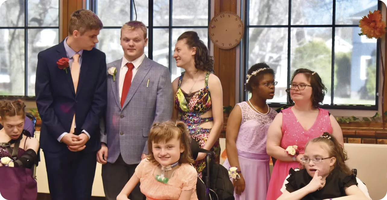 Hibbing High School students host their first-ever Inclusive Prom, 2024.