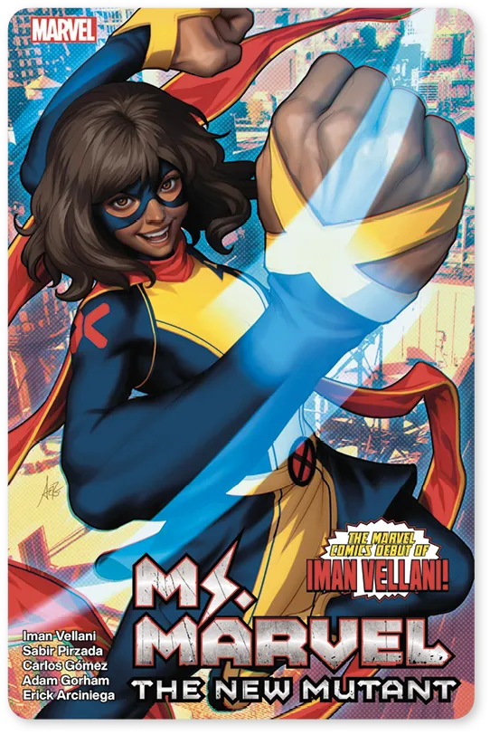 Ms Marvel New Mutant book cover