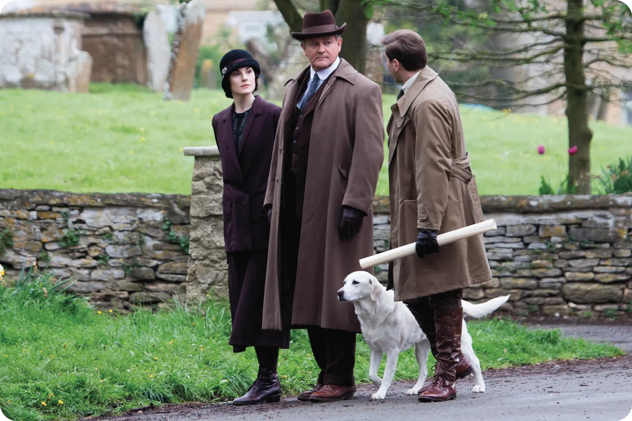 Downton Abbey, scene from season 5, 2014.