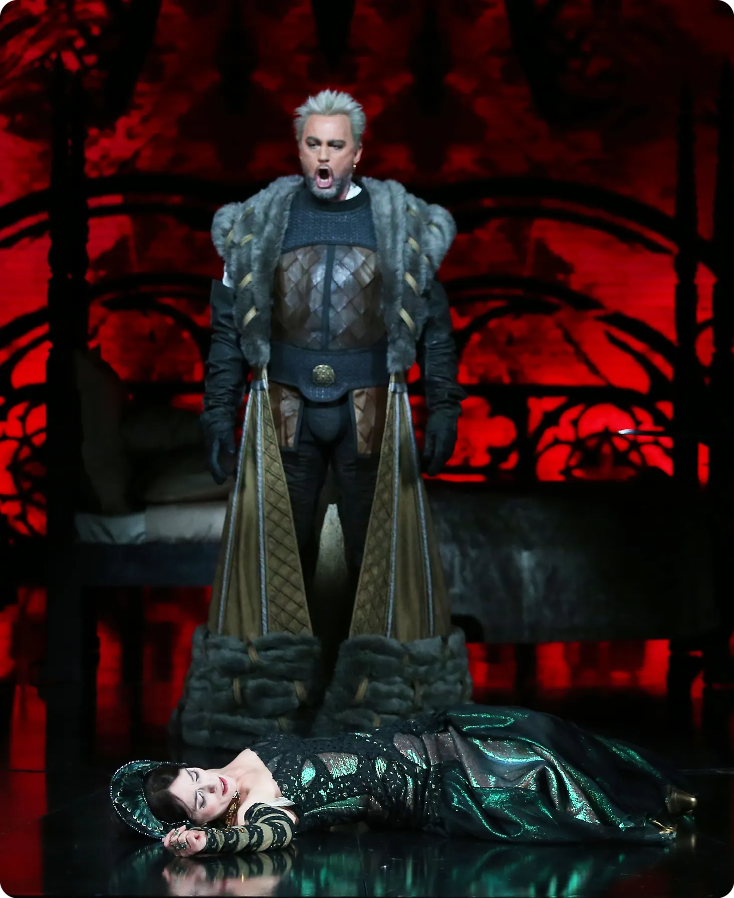 Final dress rehearsal of Anna Bolena at Sydney Opera House, 2019.