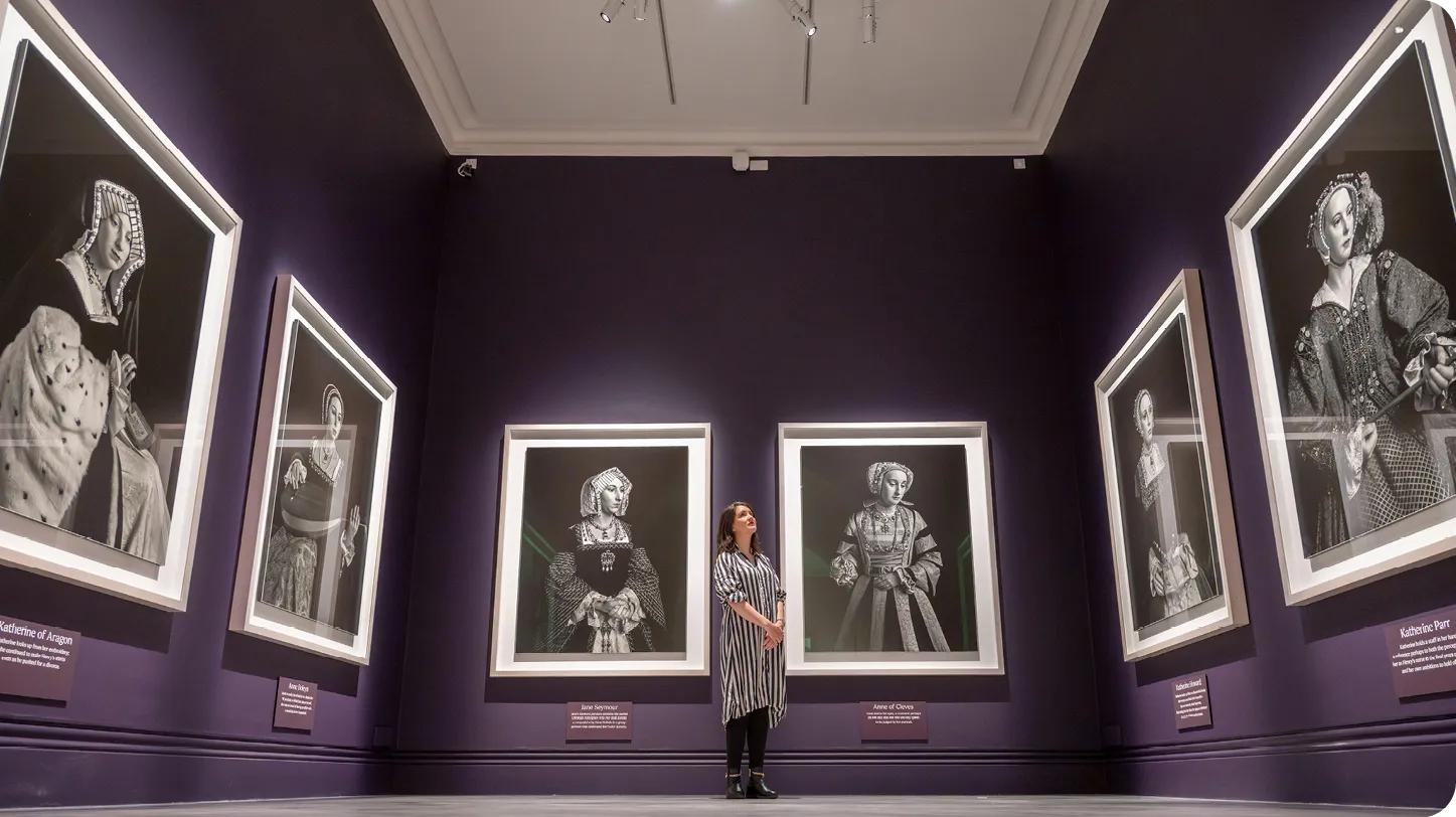 Six Lives: The Stories of Henry VIII's Queens, exhibition at the National Portrait Gallery, London, 2024.