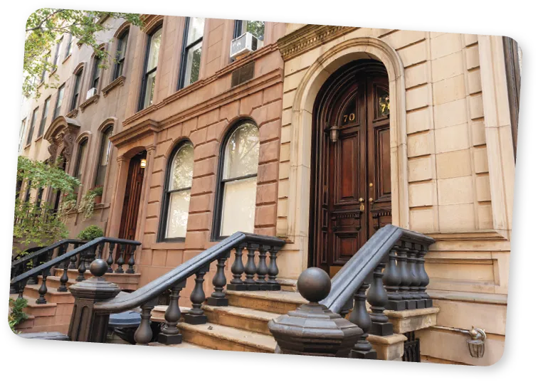 New York browstones houses