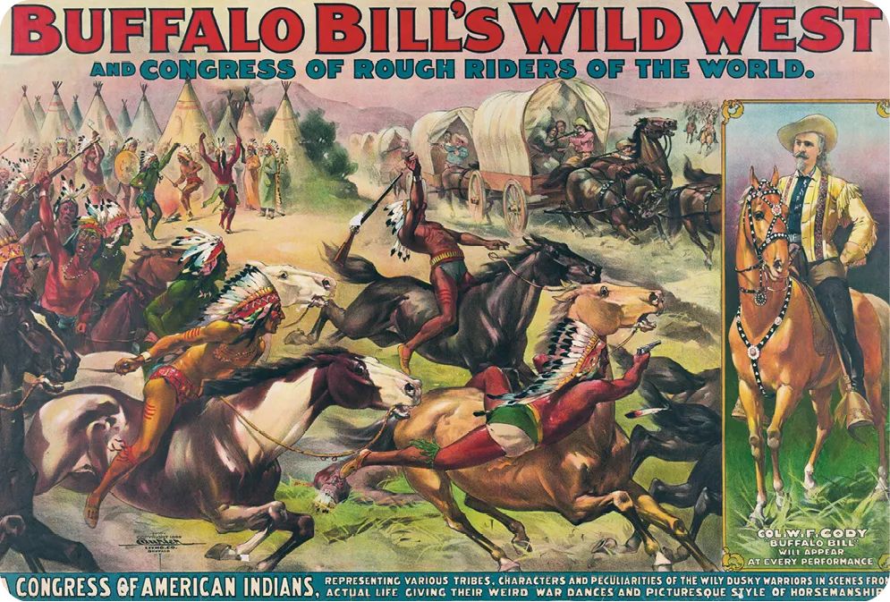 Poster for Buffalo Bill's Wild West Show, 1899.
