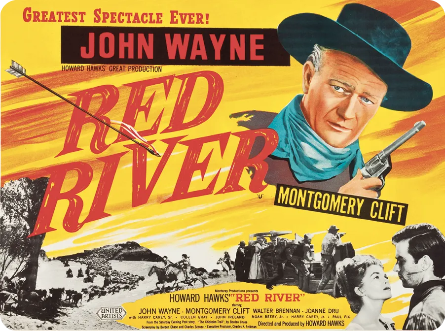 Poster of Red River.