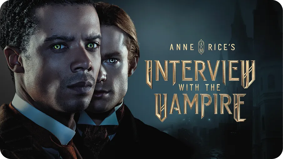 Poster of Interview with the Vampire, TVvseries inspired by Anne Rice's novel, 2022.