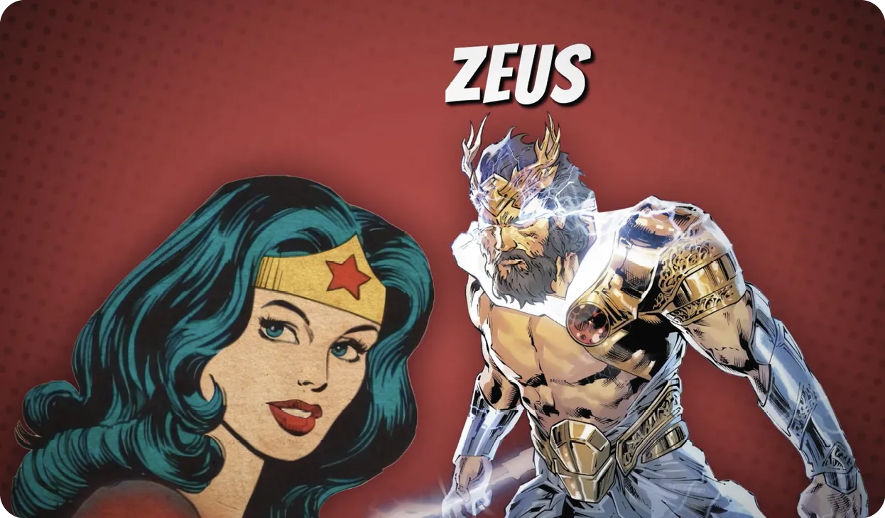 Wonder Woman, from myth to comics.