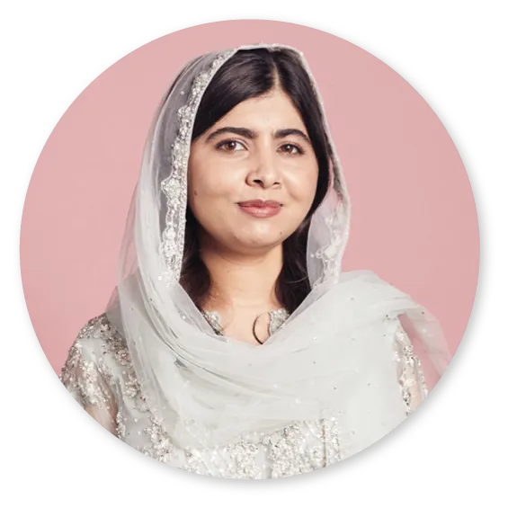 Portrait of Malala Yousafzai