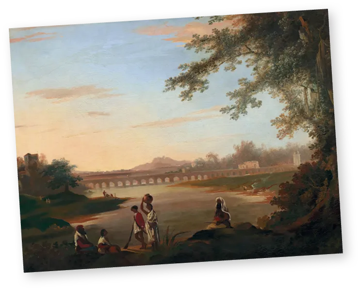 The Marmalong Bridge, William Hodges, 1783.