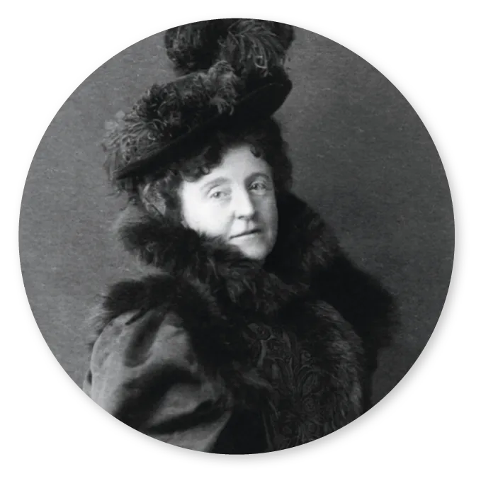 Portrait de Frances Hodgson Burnett.