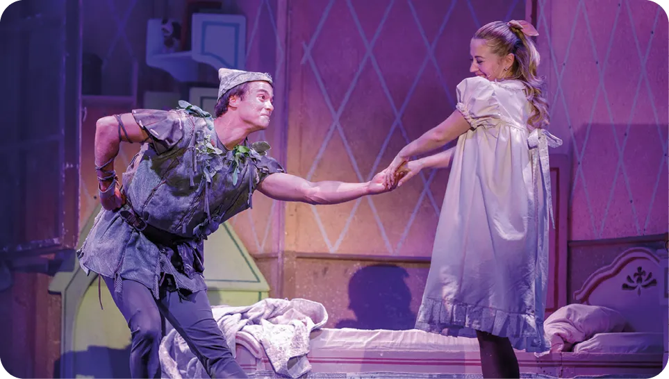 Still de la pièce de théâtre Peter Pan.