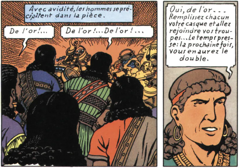 Jacques Martin, Alix T4 - La Tiare d'Oribale, © Éditions Casterman, 1966.