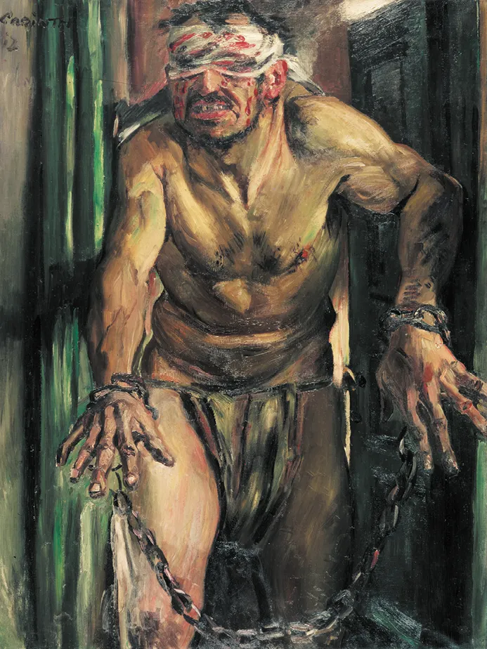 Lovis Corinth, Samson aveugle, 1912, musée d'État de Berlin, Allemagne.