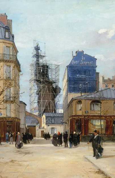 Victor Dargaud, Statue de la Liberté rue de Chazelles, 1885, musée Carnavalet, Paris.