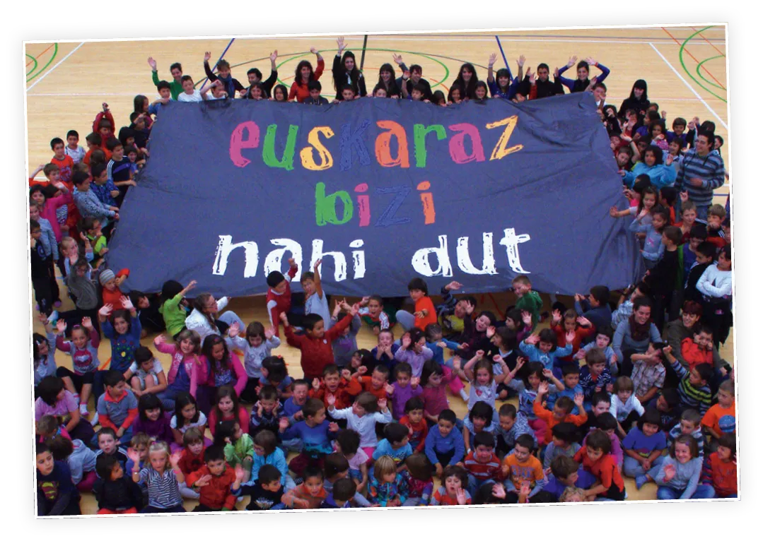 «Quiero vivir en vasco», Ayuntamiento de Llodio, 2014.