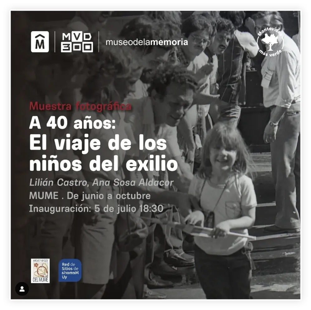 Muestra fotográfica A 40 años: El viaje de los niños del exilio