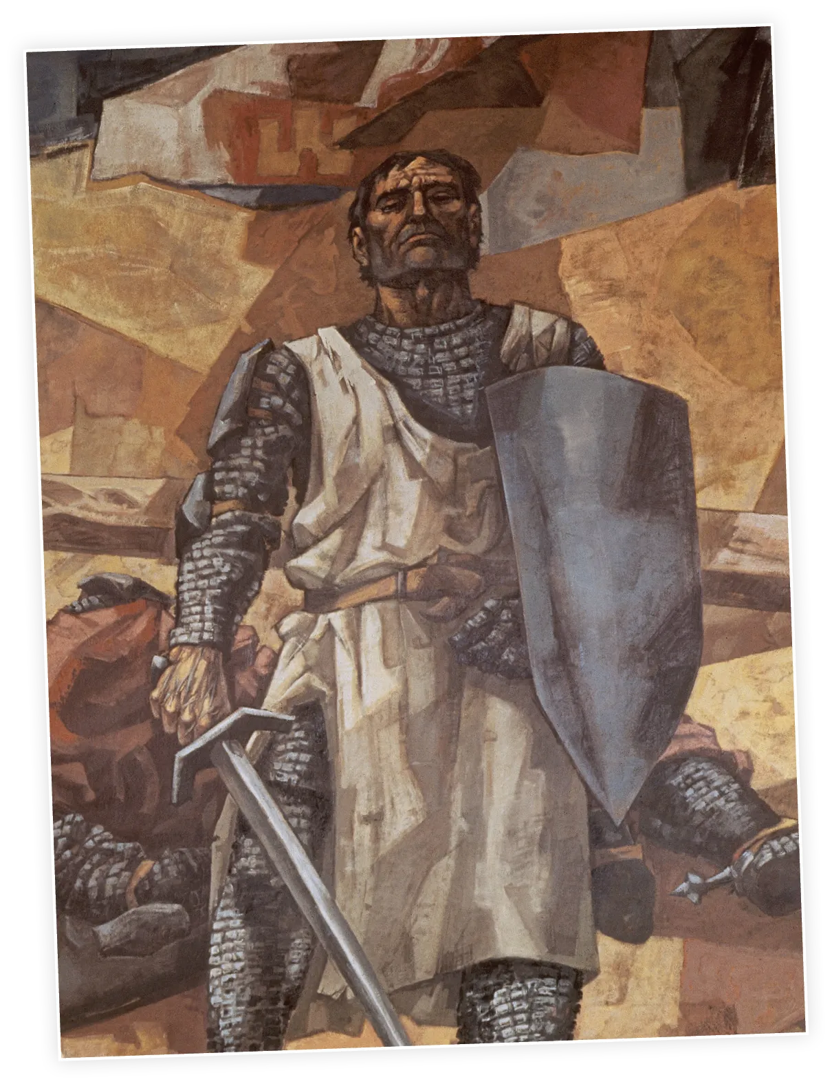 Valla Zanetti, El Cid, mural de la Diputación Provincial de Burgos, 1965.