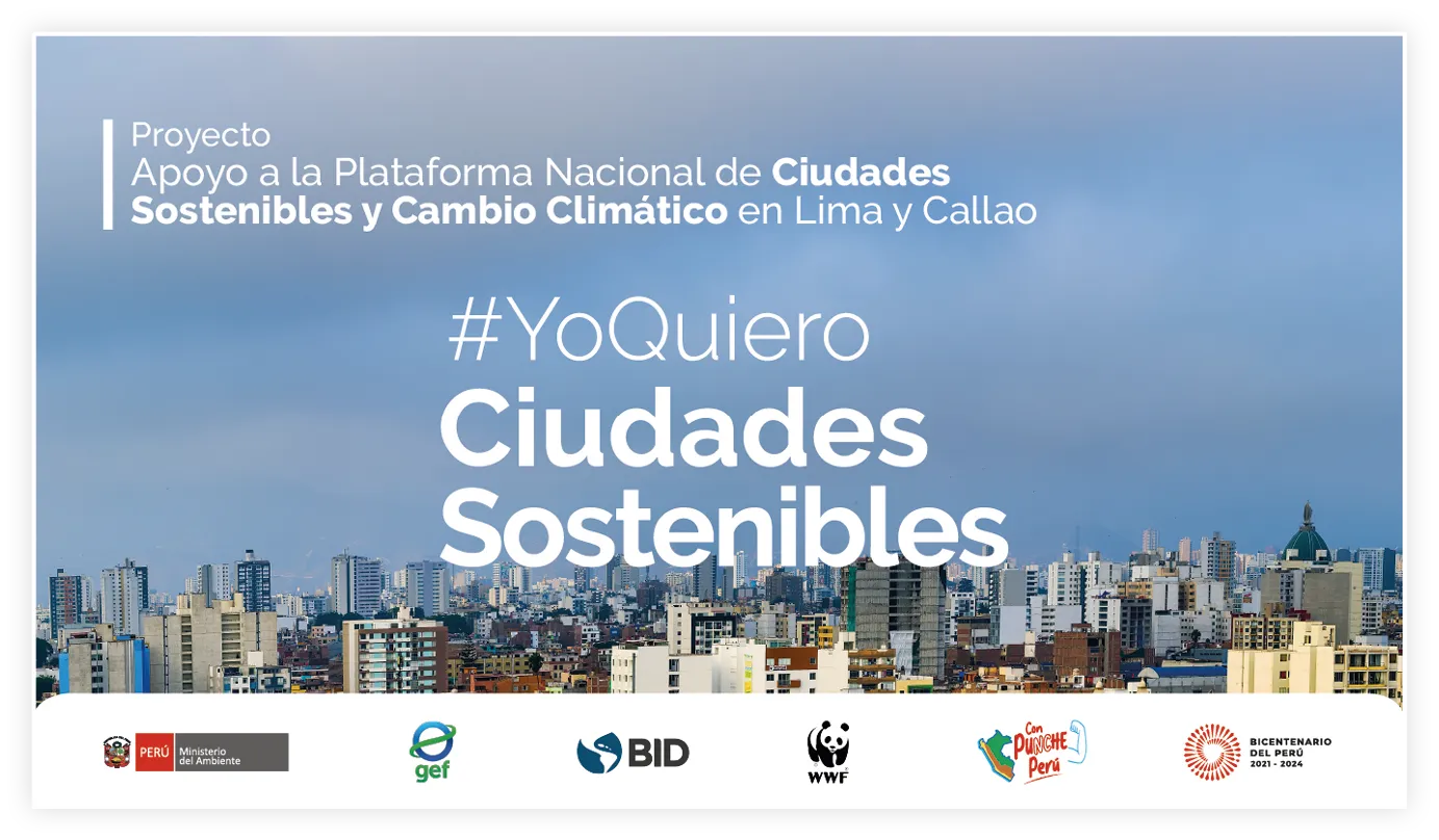  Cartel #YoQuiero Ciudades Sostenibles.