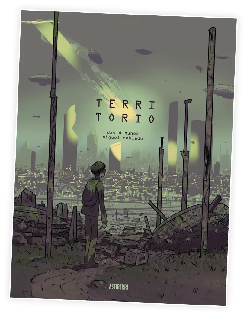 Portada del libro Territorio de
David Muñoz y Miguel Roblado, 2024.