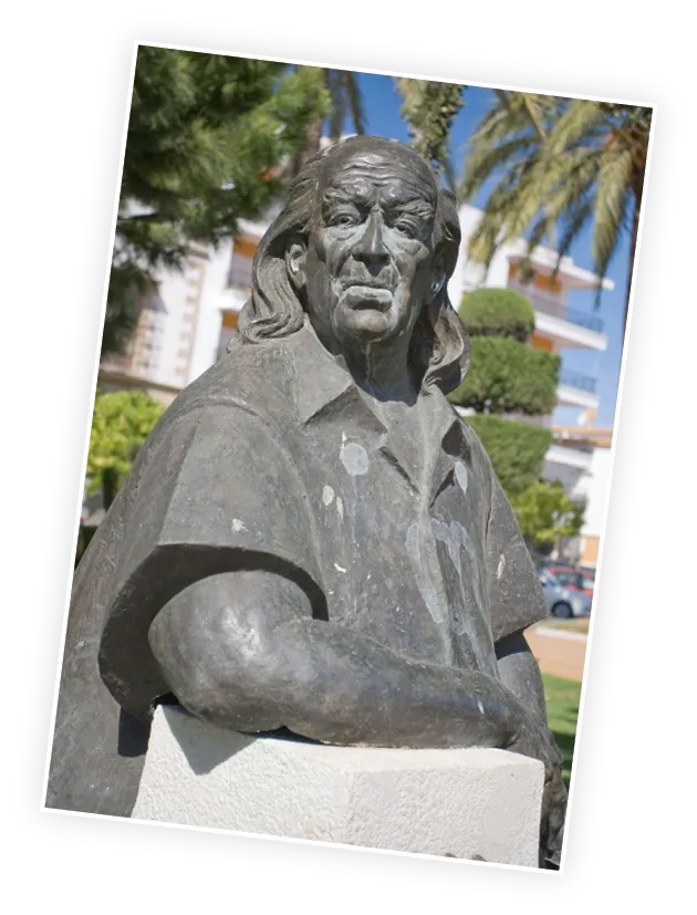 Estatua de Rafael Alberti en El Puerto de Santa Maria