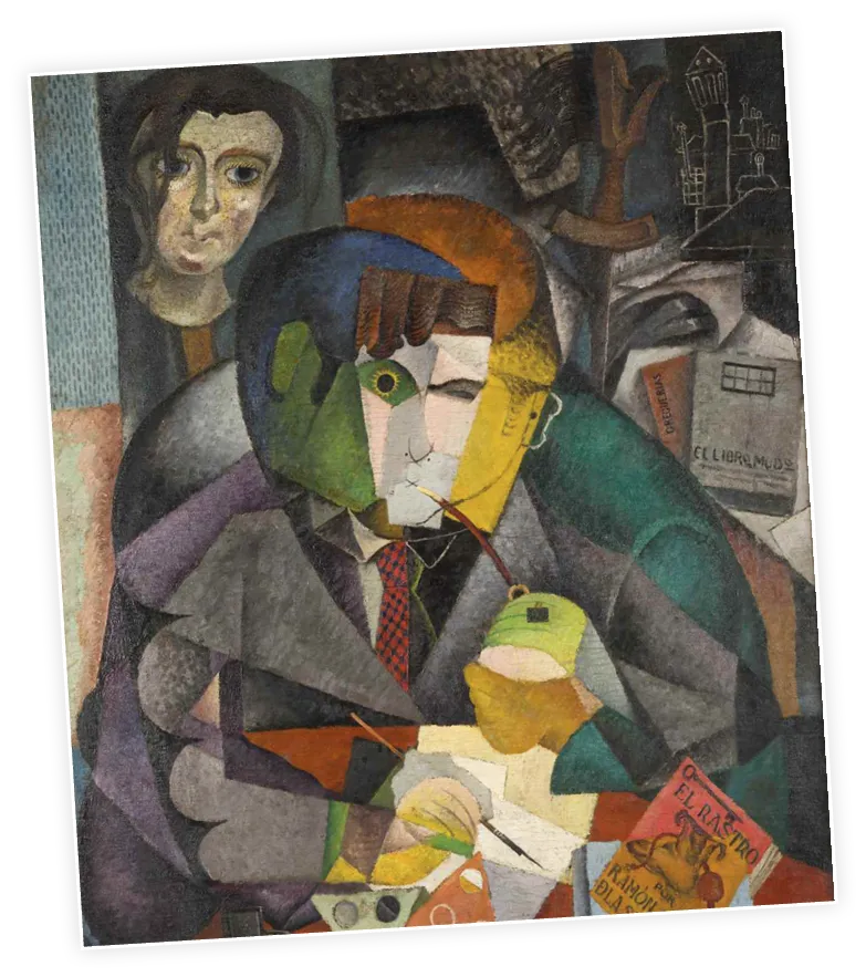 Diego Rivera, Autoportrait avec lunettes, 1907.