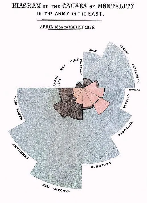  Florence Nightingale Diagramme - Statistiques descriptives