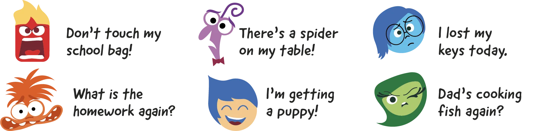 Vice-Versa characters.