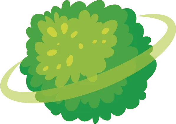 Planète verdoyante