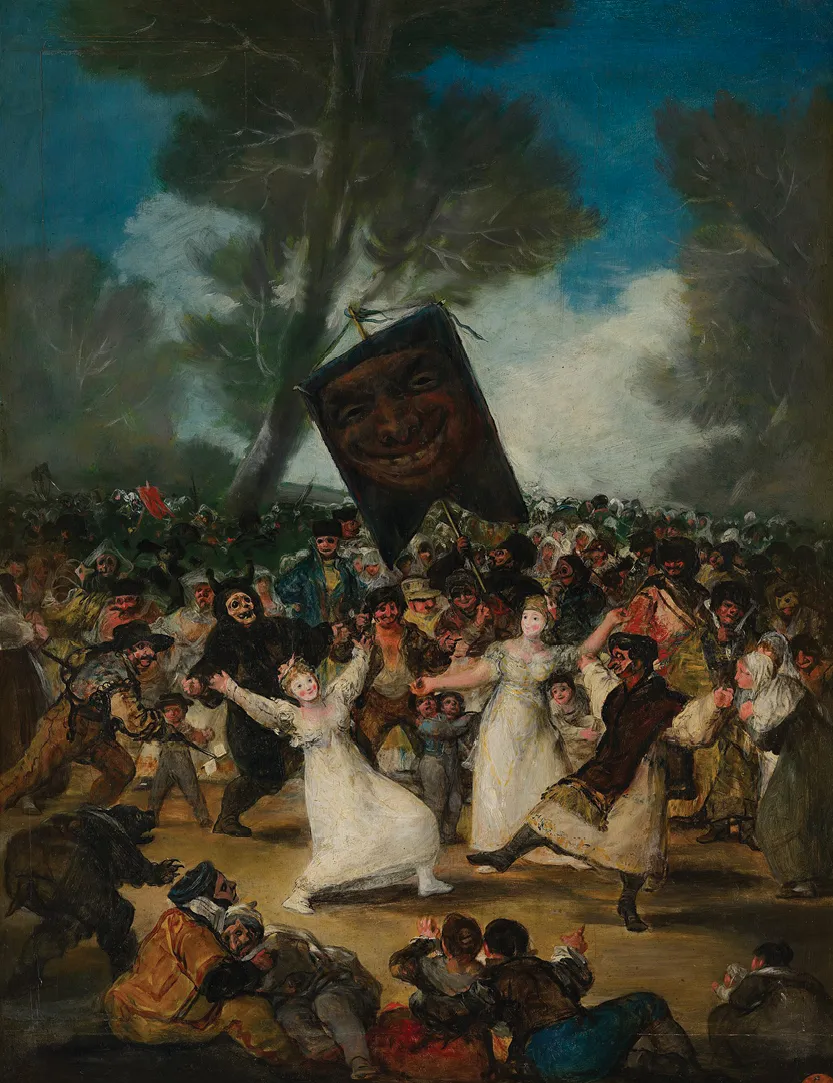 Francisco de Goya, El Entierro de la sardina, Real Academia de Bellas Artes de San Fernando, Madrid, 1810.