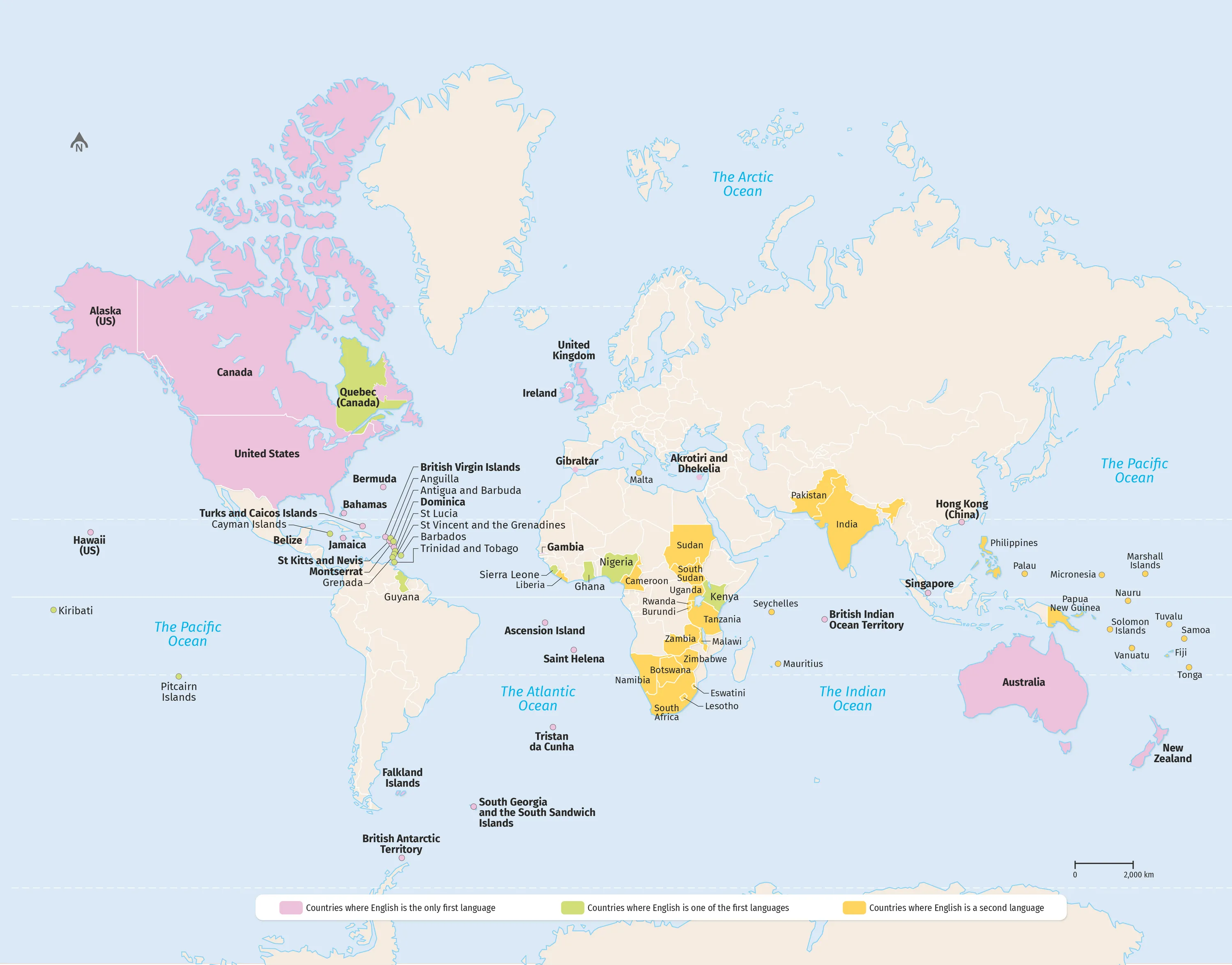 The English-speaking world.