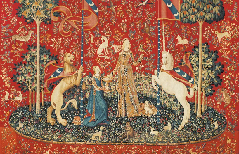 Anonyme, La Dame à la Licorne - Le Goût, 1495, musée de Cluny.