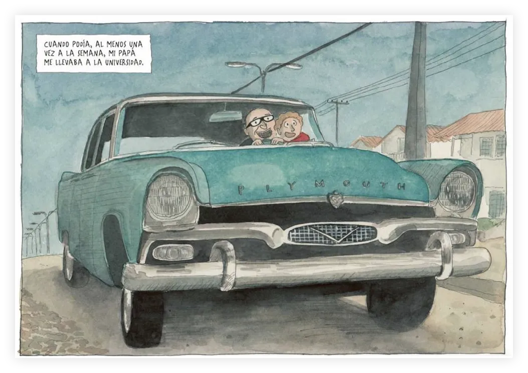 Viñeta del cómic El olvido que seremos, Tyto Alba, 2021