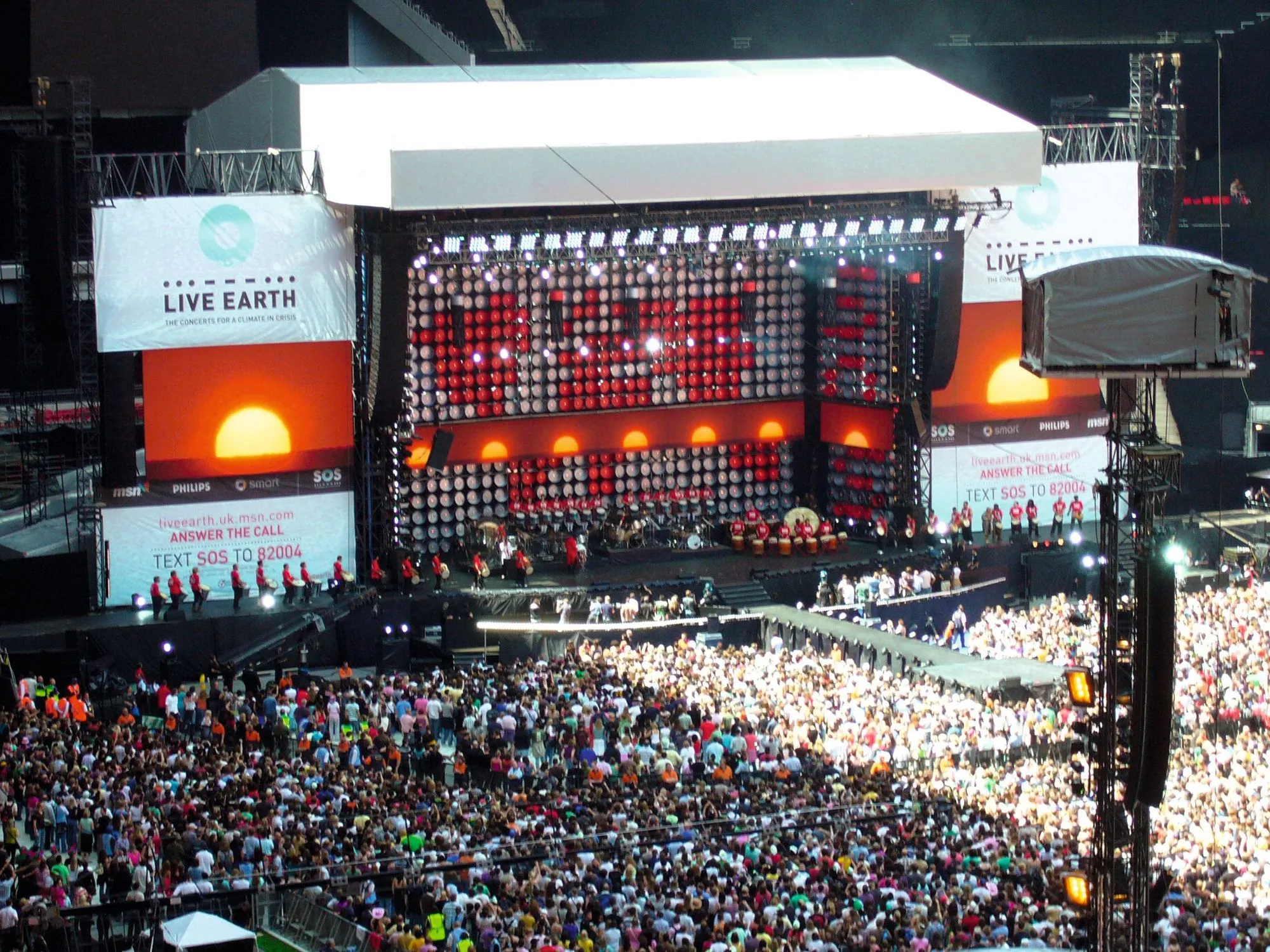 Concert au stade de Wembley