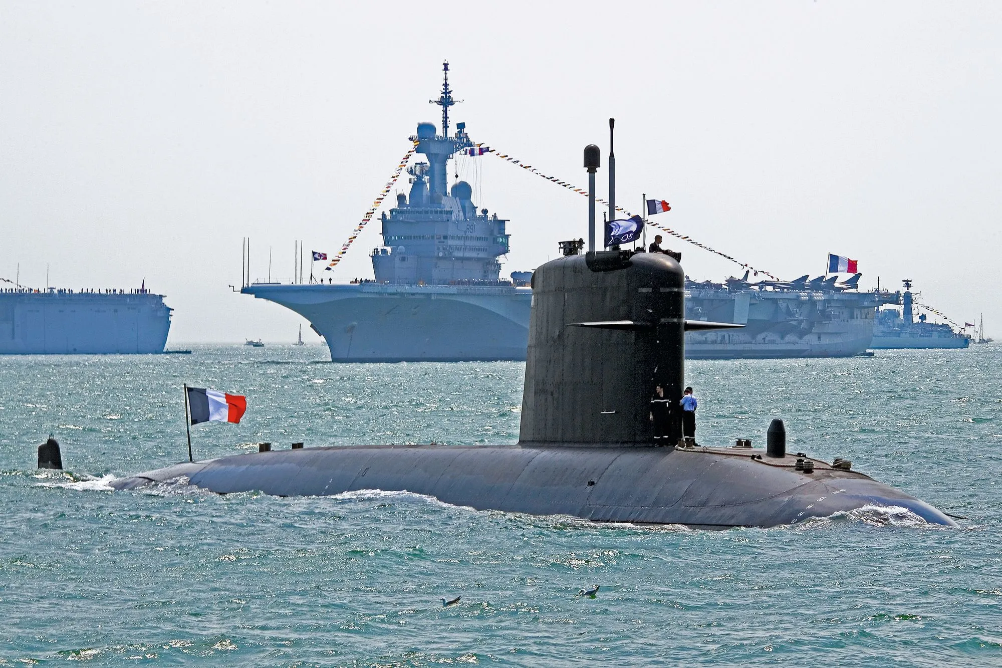 Le Perle, sous-marin nucléaire d'attaque (SNA) de classe Rubis.