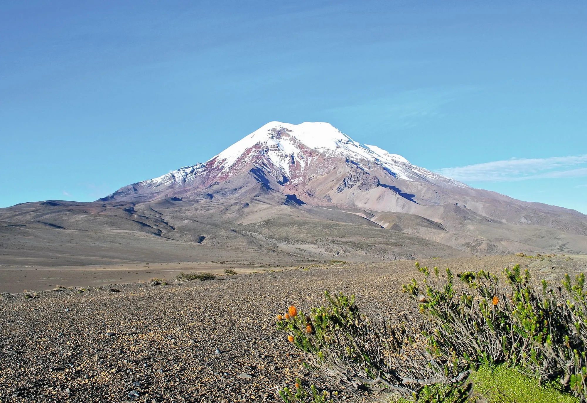 Volcan Chimborazo, Équateur.