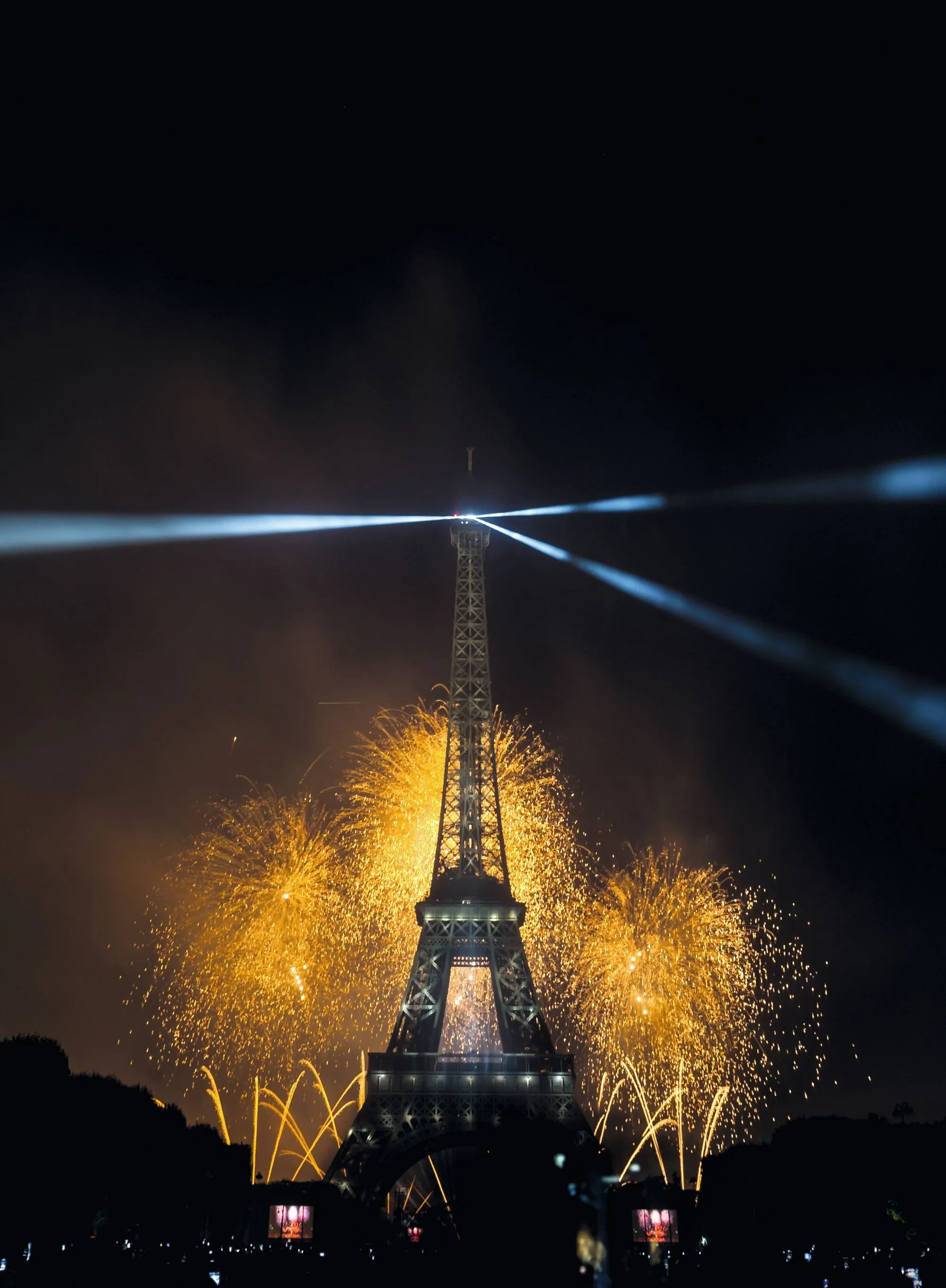Feux d'artifices Tour Eiffel