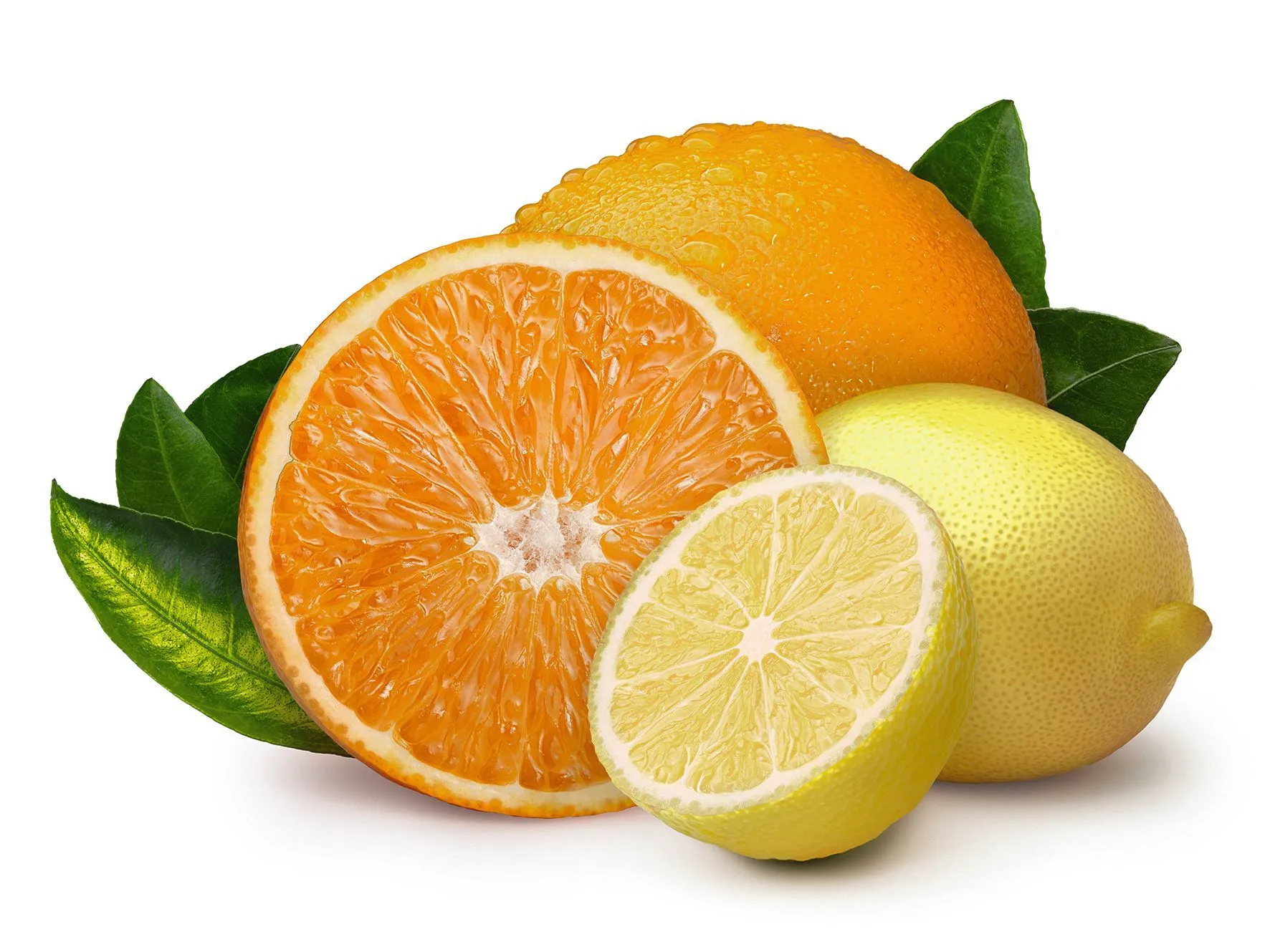 Huiles essentielles d'orange et de citron