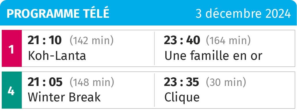 programme télévisé