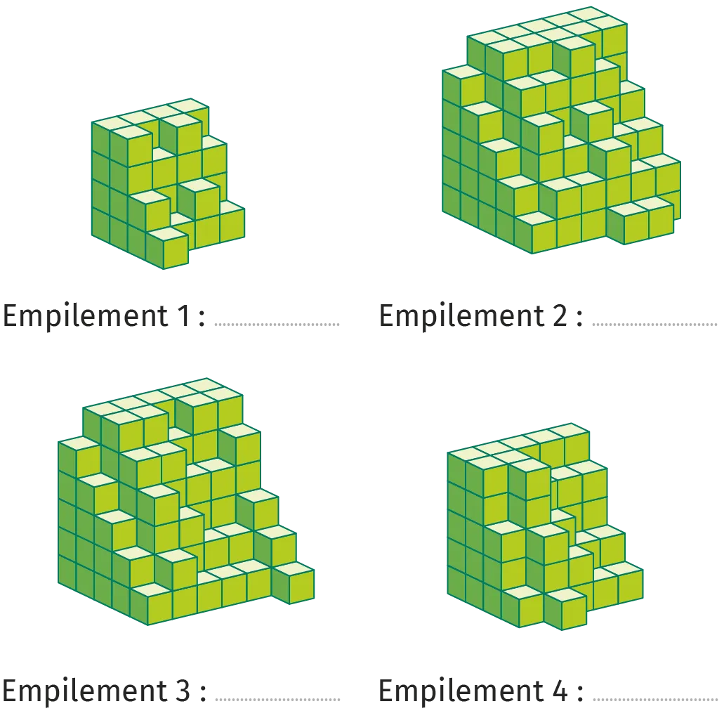 empilements de cubes