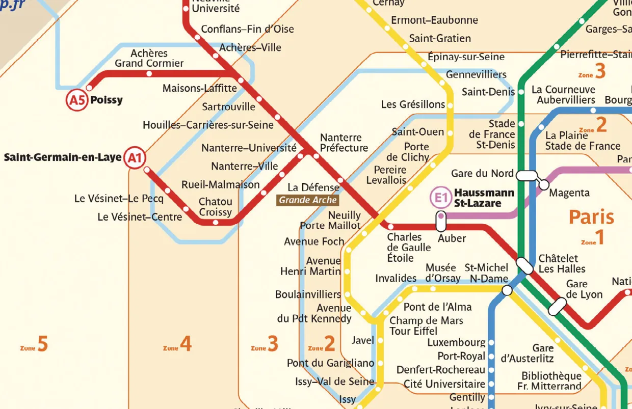 Réseau des transports en Île-de-France