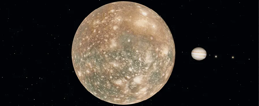 Callisto, lune de Jupiter