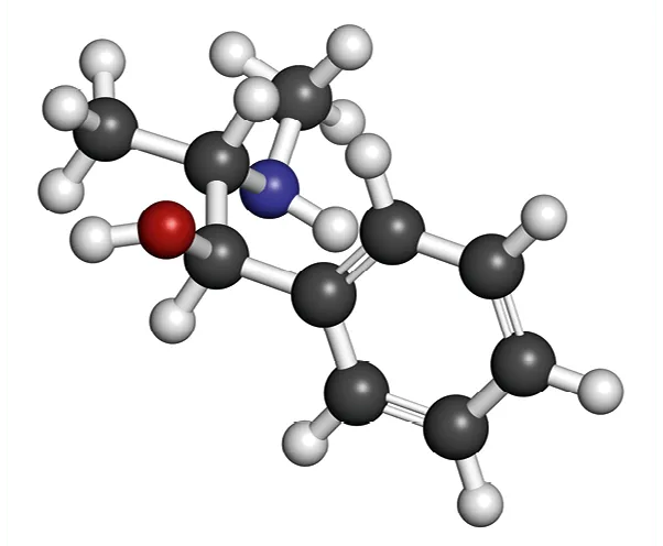 Modèle moléculaire de l'éphédrine