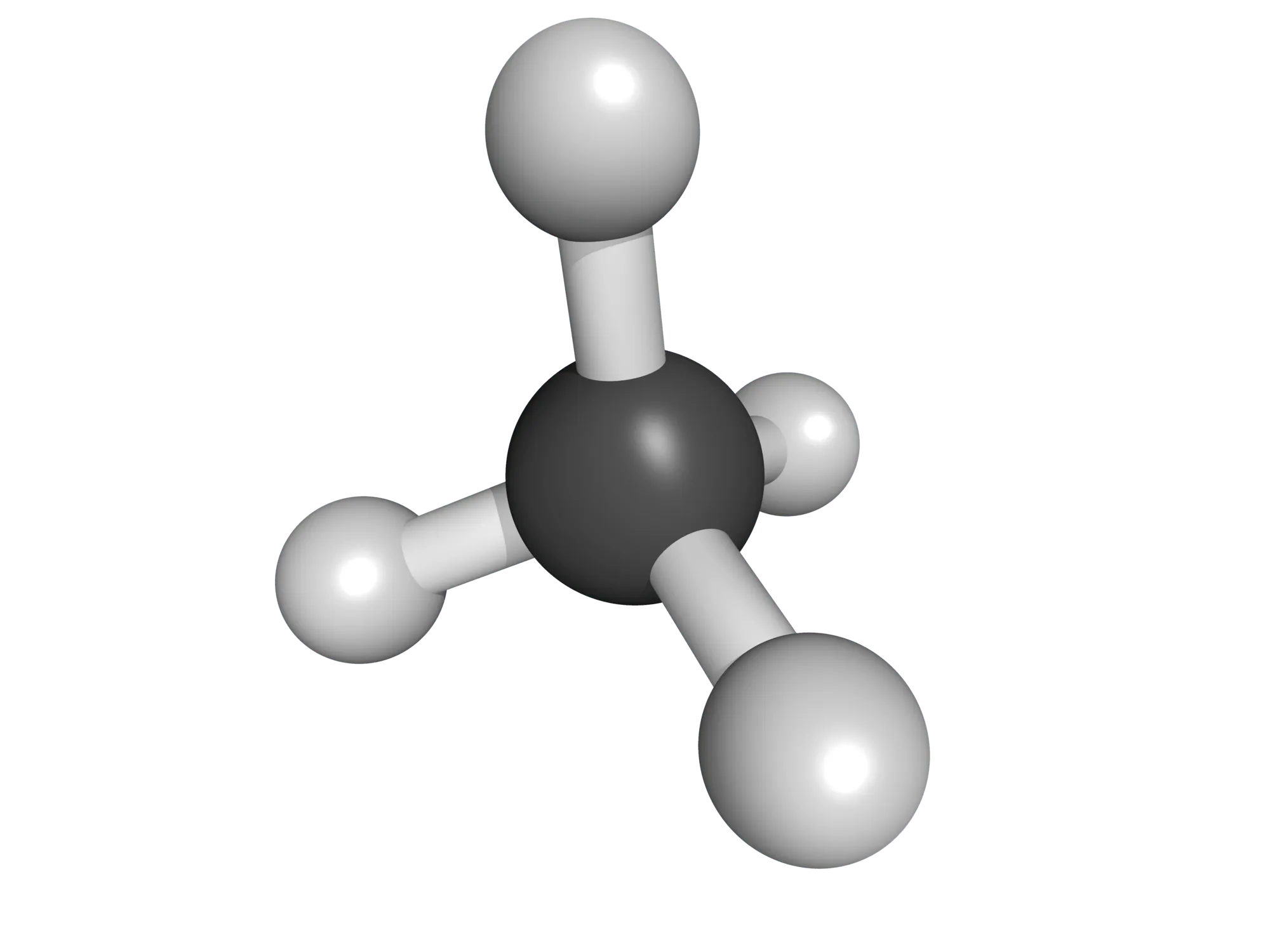 Modèle moléculaire méthane
