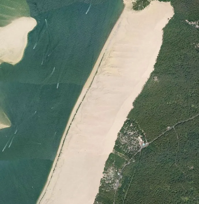 Vues aériennes de la dune du Pilat en 2015